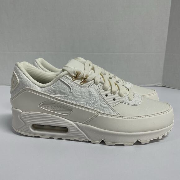 Nike Air Max 90 Sail Slawn FD6492 100 Size 14 White Gold Artist Limited Rare main image 7